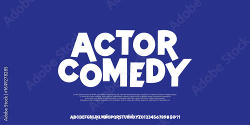 Playful style font design, Modern Bold Elegant childish alphabet, letters and numbers,symbol vector illustration