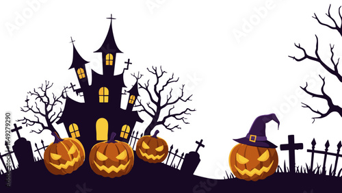 Halloween concept vector illustration