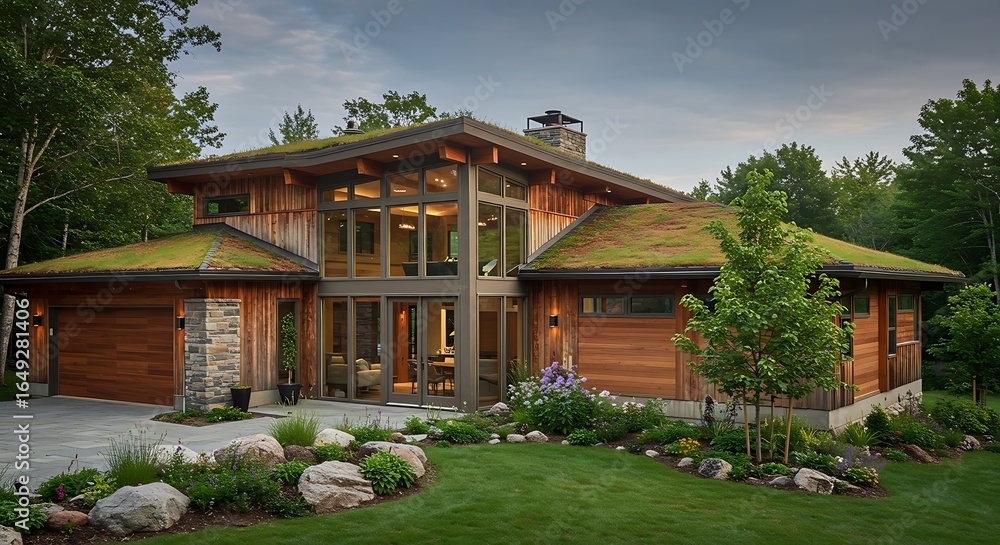 Obraz premium Architectural stylish masterpiece showcasing exceptional craftsmanship