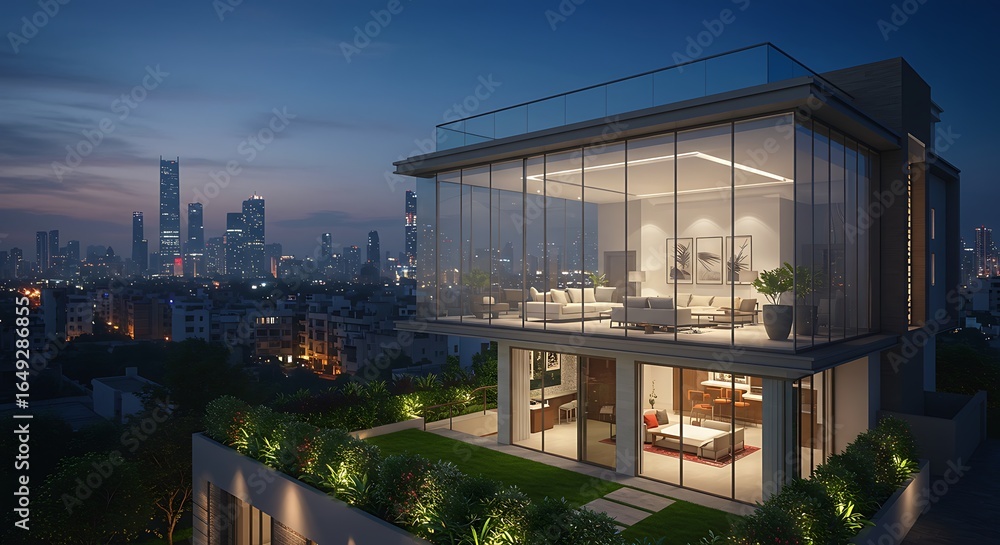 Obraz premium Admire stylish a exclusive home with striking details