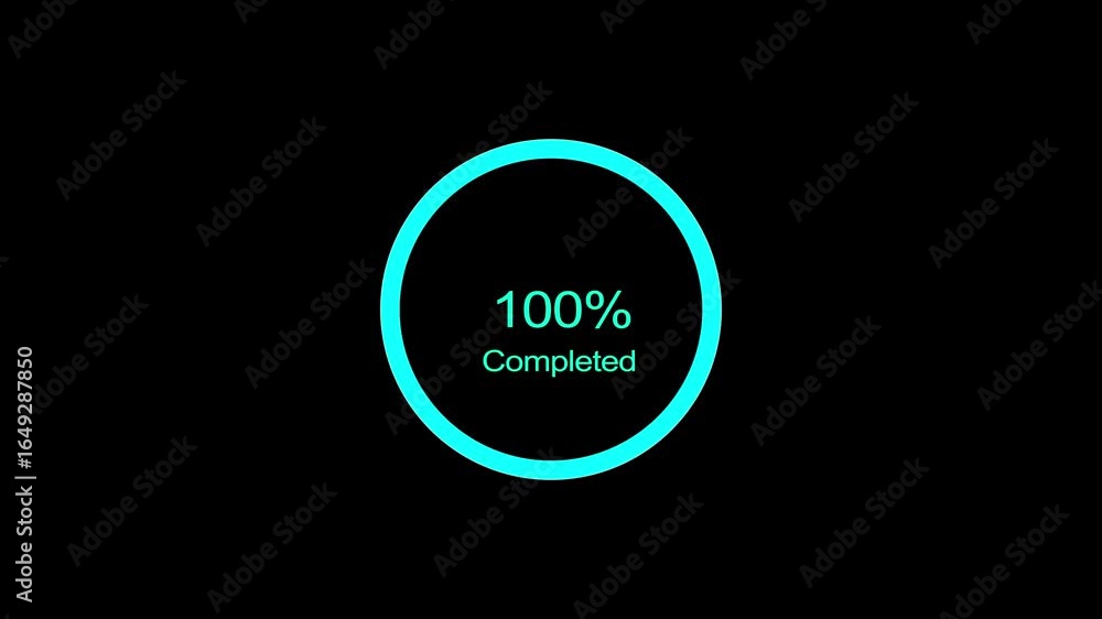 Loading bar animation, and processing to complete 1 to 100% animation . on a black background. 4k video.
Loading bar animation, and processing to complete 1 to 100% animation . on a black background. 4k video.
