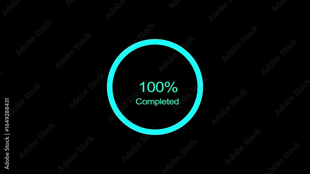 Loading bar animation, and processing to complete 1 to 100% animation . on a black background. 4k video.
Loading bar animation, and processing to complete 1 to 100% animation . on a black background. 4k video.