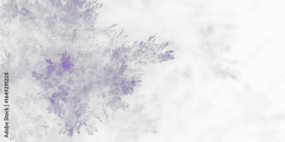 Obraz premium Mikroskopische filigrane organische violette Fraktalstruktur – faszinierendes Gewächs in wissenschaftlicher Forschung, Natur, Biologie, Wissenschaft, Forschung 