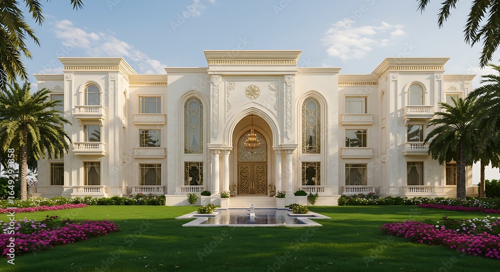 Obraz premium Step grand into the exclusive home with stunning details