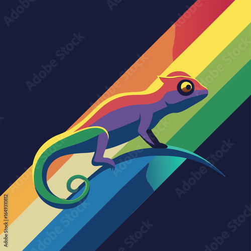 chameleon changing rainbow colors   (2).eps