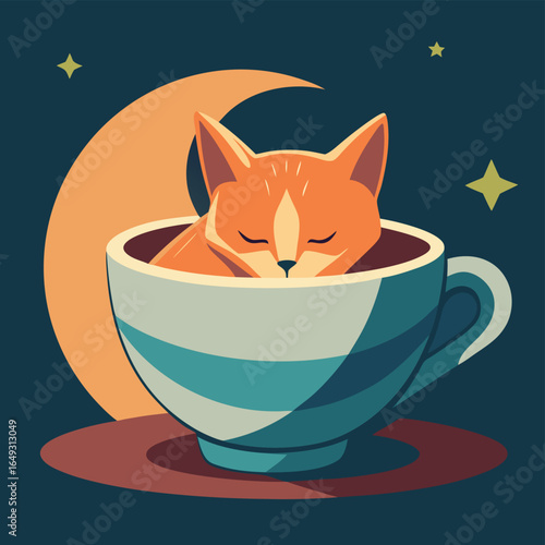 kitten sleeping in teacup   (2).eps