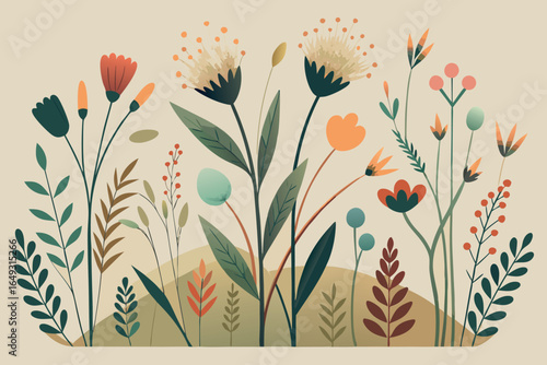 Vibrant watercolor painting with bold color strokes