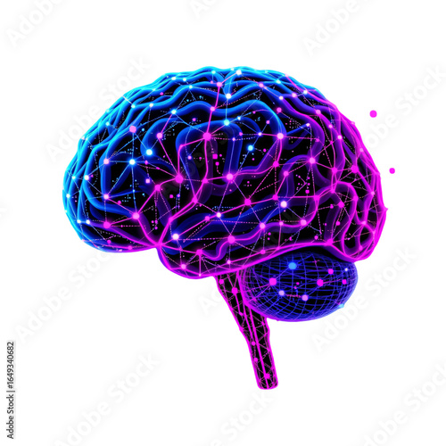 Exploring neural networks revolutionizing technology digital space graphic visualization creative environment