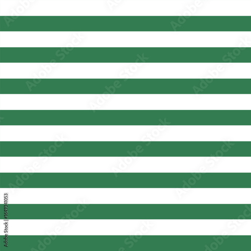 White and dark green bold horizontal stripe seamless pattern background