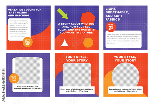 fashions style social media post template