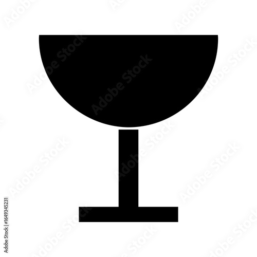 ワイングラスのピクトグラム
