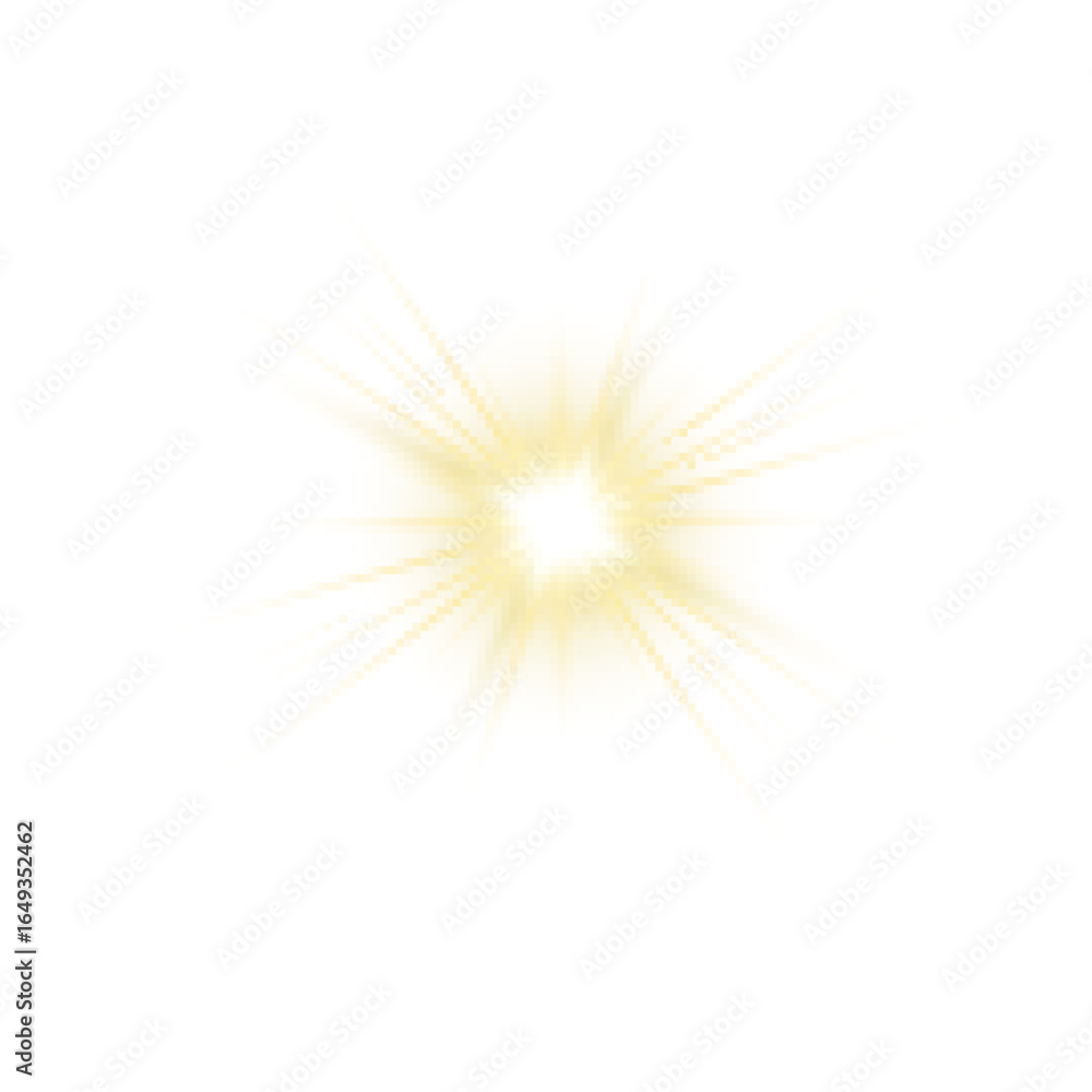 Fototapeta premium Sunlight flash with radiant glare and light streaks on transparent PNG. Gives images a vivid, sun-kissed feel. Perfect for overlays, transitions, and dreamy photo effects.