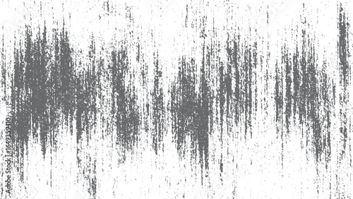 Black grain noise texture on white with distressed aged appearance. Grainy black overlay texture on white for grunge and vintage design