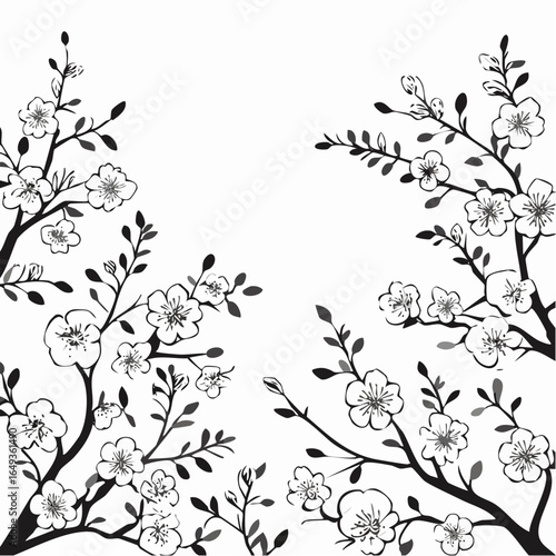 fleurs blanches