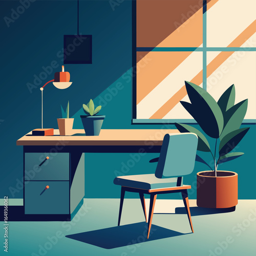 office desk plant in pot   (2).eps