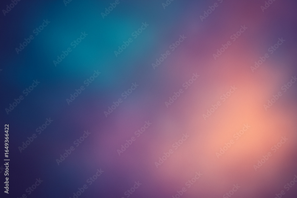 Soft blurred gradient background with teal, purple, and warm peach tones for abstract and modern designs Soft blurred gradient background with teal, purple, and warm peach tones for abstract and modern designs