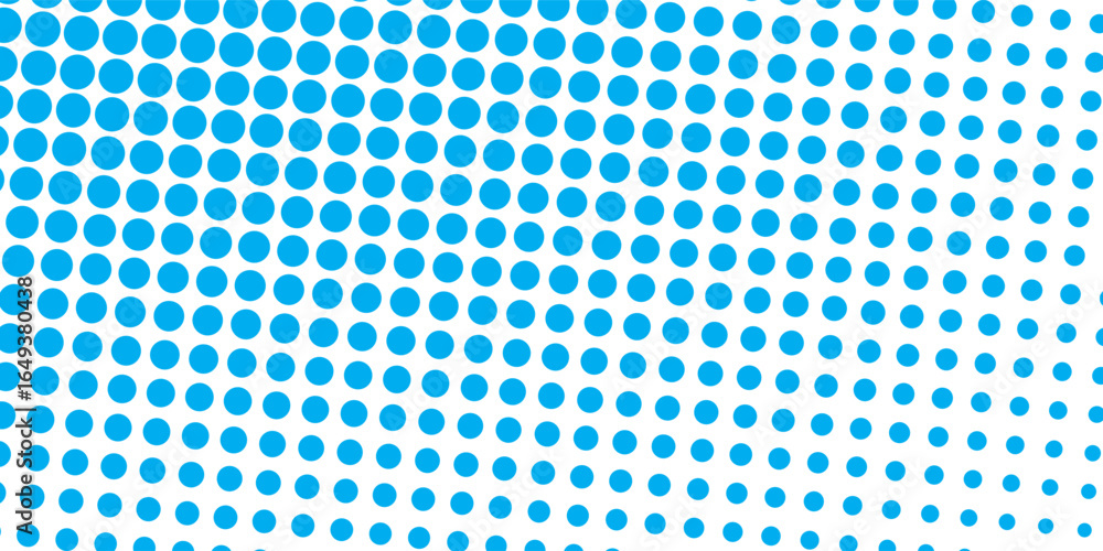 Fototapeta premium Best background white Blue Color Halftone Background Staggered Dots Pattern modern dotted simple