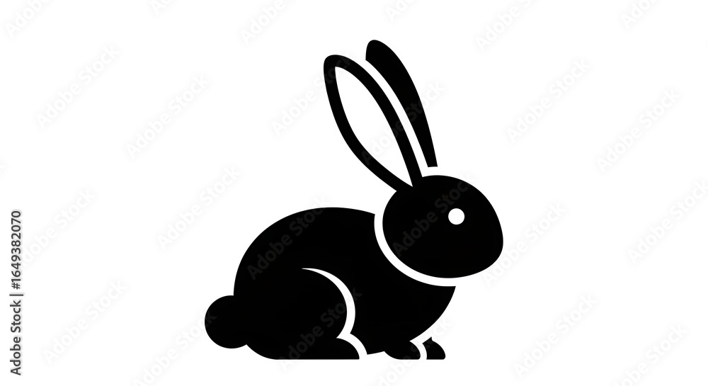 Obraz premium vector illustration of a rabbit