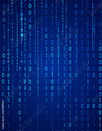 Binary code background design