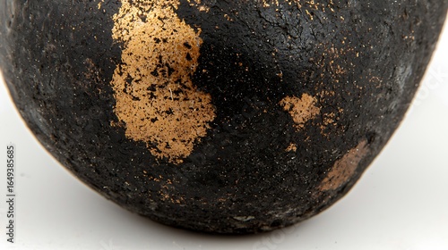 Close detail at 24-135mm, metallic tarnish and engraved edges in balanced light exposure