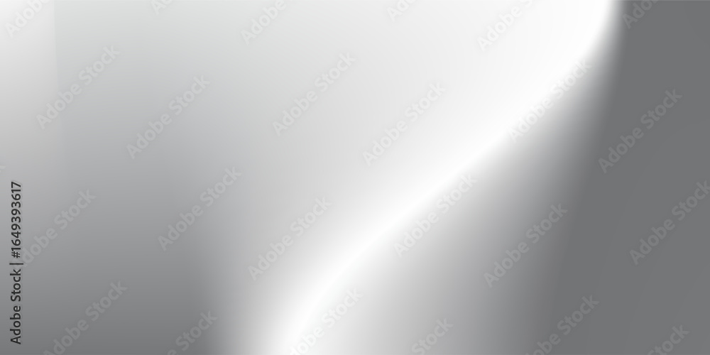 Obraz premium Modern foil background with metal mirror texture. Chrome gradient surface with abstract modern simple art