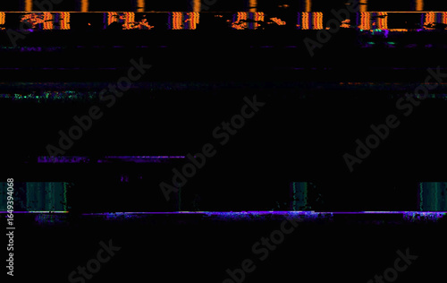 Abstract Digital Pixel Noise Glitch.Video Corruption Error	