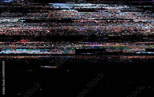 Abstract Digital Pixel Noise Glitch.Video Corruption Error	
