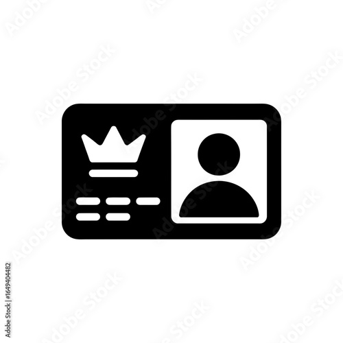 Premium member card icon