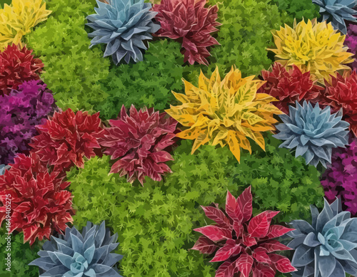 Multi Color Plant vector, Attractive color selection (1)