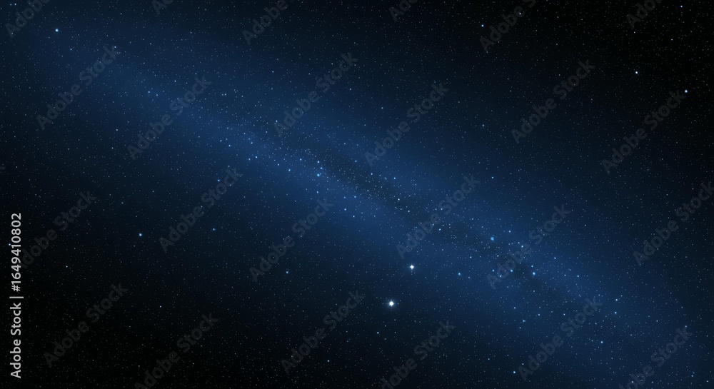 Naklejka premium Dense star cluster with blue haze in deep space perfect for astronomy celestial photography science education cosmic background projects