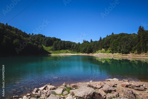 Green Lake on Goderdzi Pass, Adjara, Georgia (Mtsvane Lake)