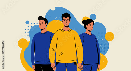 Diverse team of professionals for teamwork, collaboration, and business presentations in corporate settings