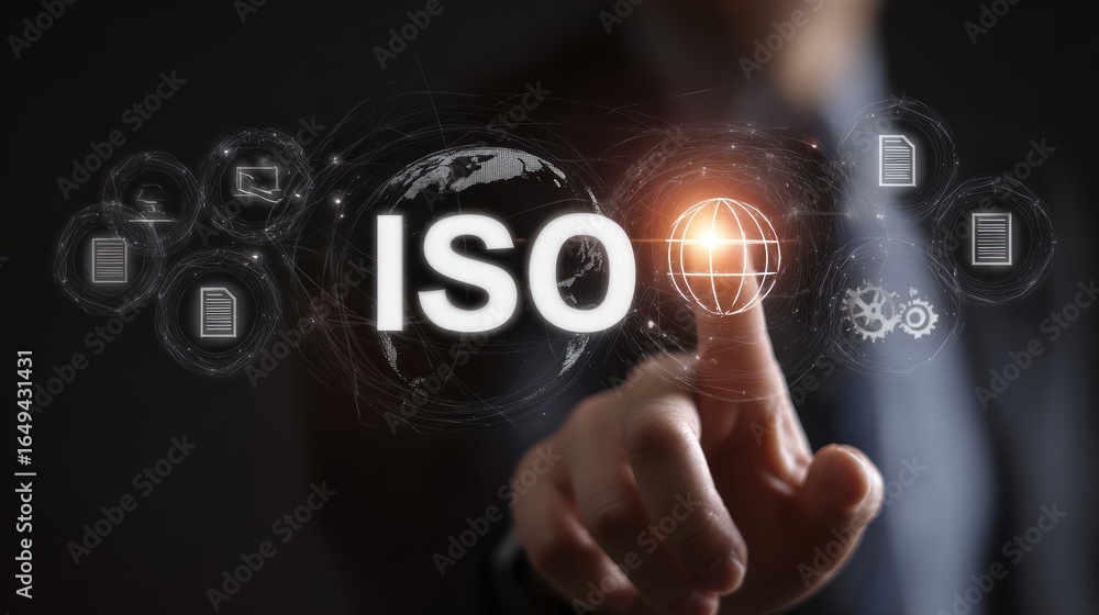 Fototapeta premium Iso standards business technology illustration