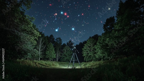 forest in the night