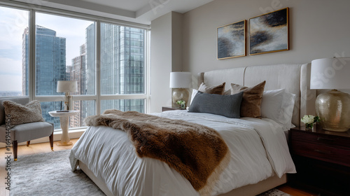 Spacious modern luxury apartment.