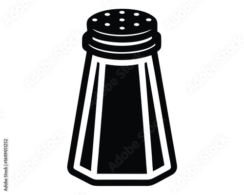 Simple Salt & Pepper Shaker Icon Culinary Seasoning Style