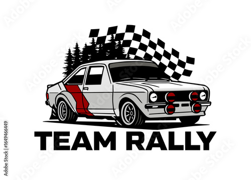 sportrally car.