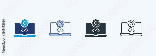 Computer Software Multiple Style Icon Collection