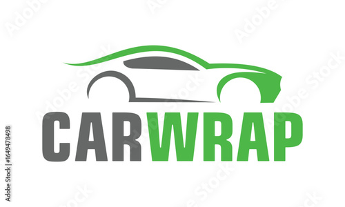 Car sticker Wrap Logo design vector template illustration