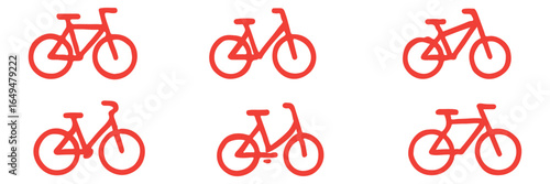 riding bicycle icon isolated sign symbol, vector flat black trendy style illustration for web and app..eps
