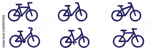 riding bicycle icon isolated sign symbol, vector flat black trendy style illustration for web and app..eps