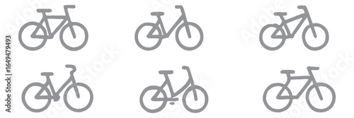 riding bicycle icon isolated sign symbol, vector flat black trendy style illustration for web and app..eps