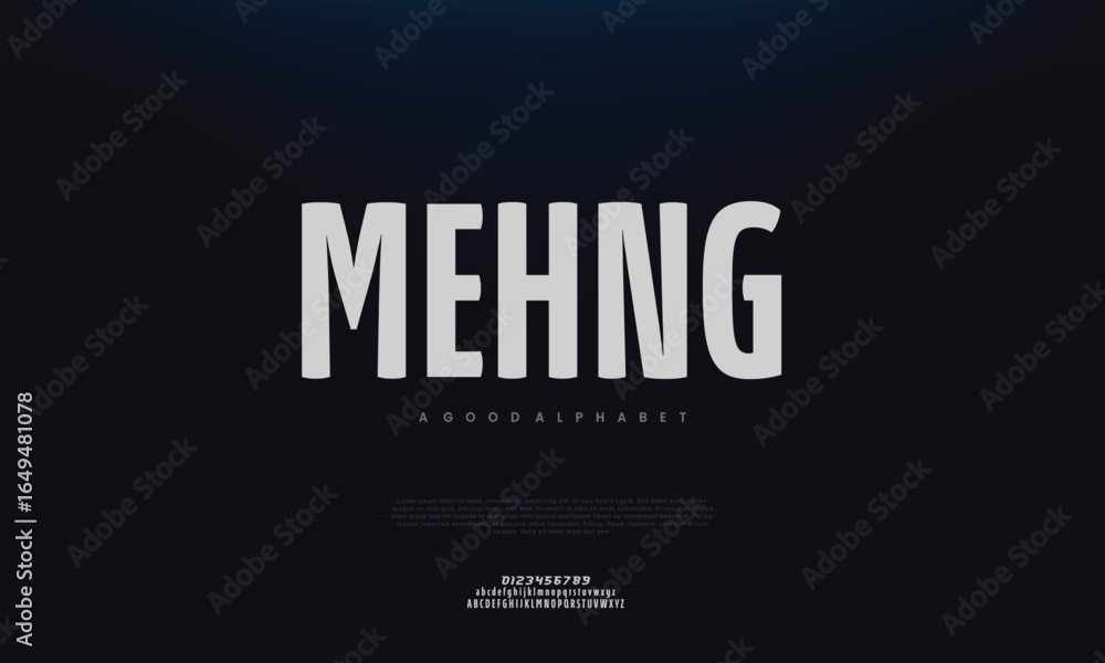 Obraz premium minimal cut alphabet capital lettering a to z font family