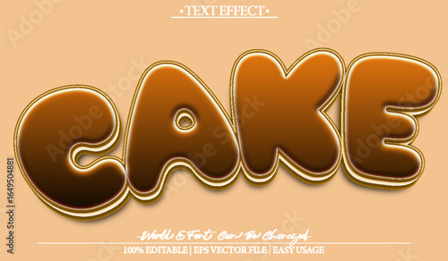  Delicious Sweet Cake Bakery Dessert Text Effect Editable Alphabet