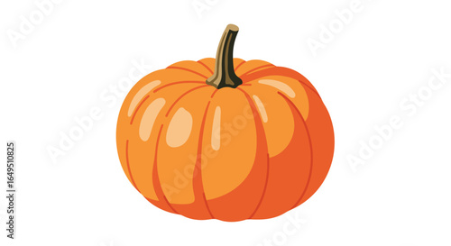 A large orange pumpkin ready for autumn celebrations