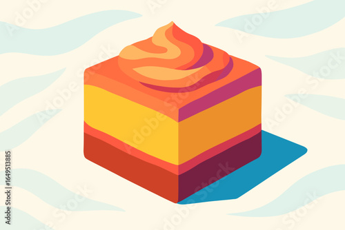 Isolated bento box icon illustration, a vector representation of a bento box icon