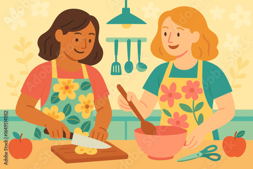 Observing National Girlfriend Day through Heartwarming Cuisine A Joint Culinary Adventure in the Home Kitchen, Spreading the Love