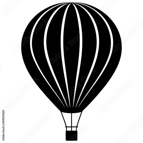 hot air balloon vector illustration