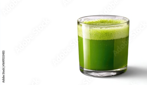 Wallpaper Mural Fresh green juice in a clear glass Torontodigital.ca