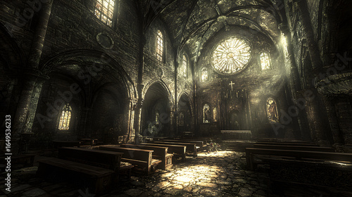 Wallpaper Mural Majestic church structure surrounded by serene landscape and architectural elegance in design Torontodigital.ca